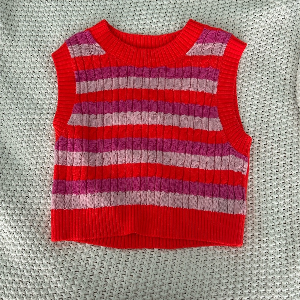 H&M Colorful Lightweight Sweater Tank